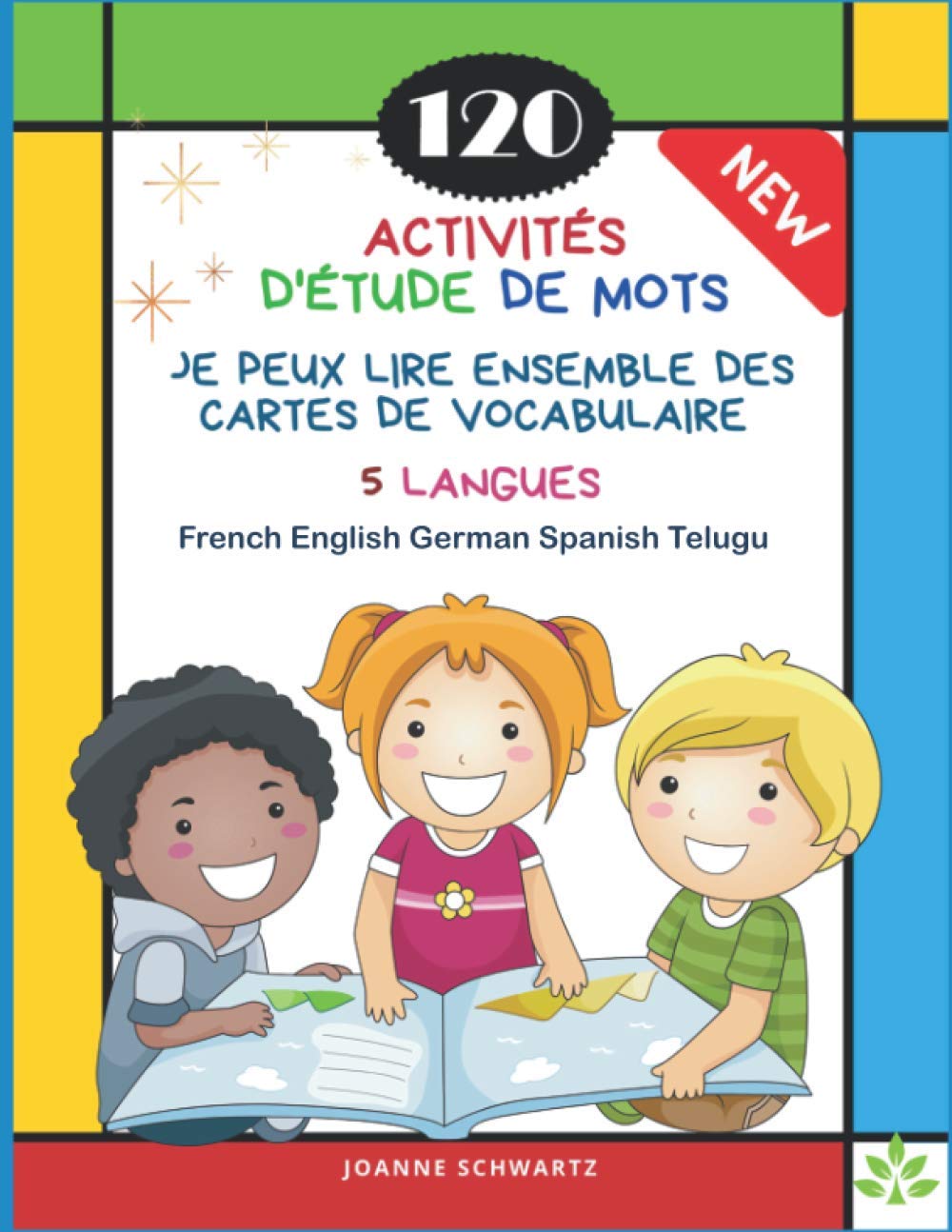 120 Activités D'Étude de Mots Je Peux Lire Ensemble des Cartes de Vocabulaire 5 Langues French English German Spanish Telugu: Jeux pour apprendre la ... games reading flashcards for kids 5-8 ans