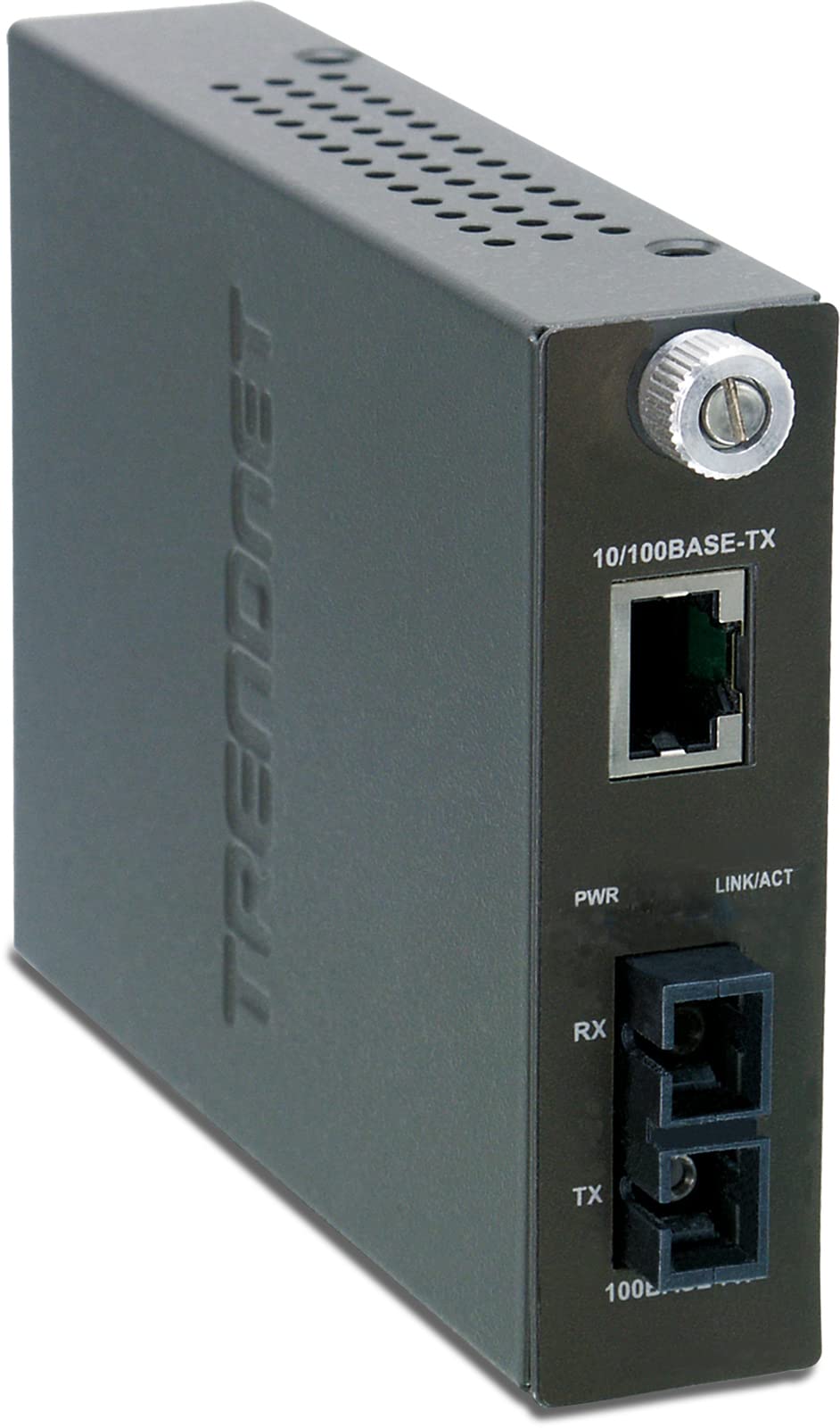 TRENDnet Intelligent Fiber Media Converter 1000Base-T to 1000Base-FX Single Mode SC Fiber Converter (70 Km / 43.5 miles)Fiber Port, RJ-45, Fiber to Ethernet Converter,Lifetime Protection, TFC-1000S70