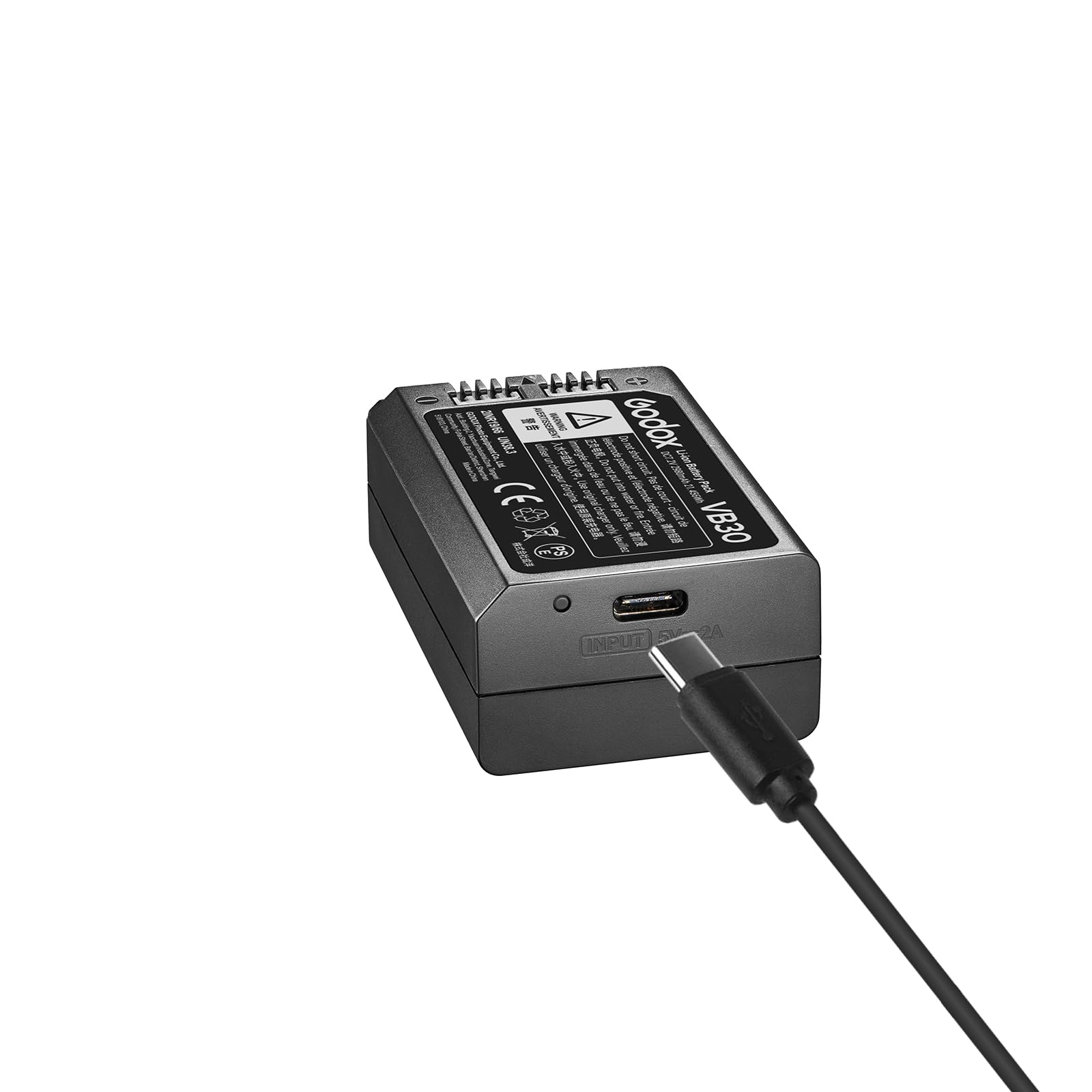 GODOX VB30 V1 V1Pro Battery Pack - Type-C Charge DC7.2V 2980mAh 21.456Wh V1 V1Pro V860III V850III Flash (VB26 Upgraded)