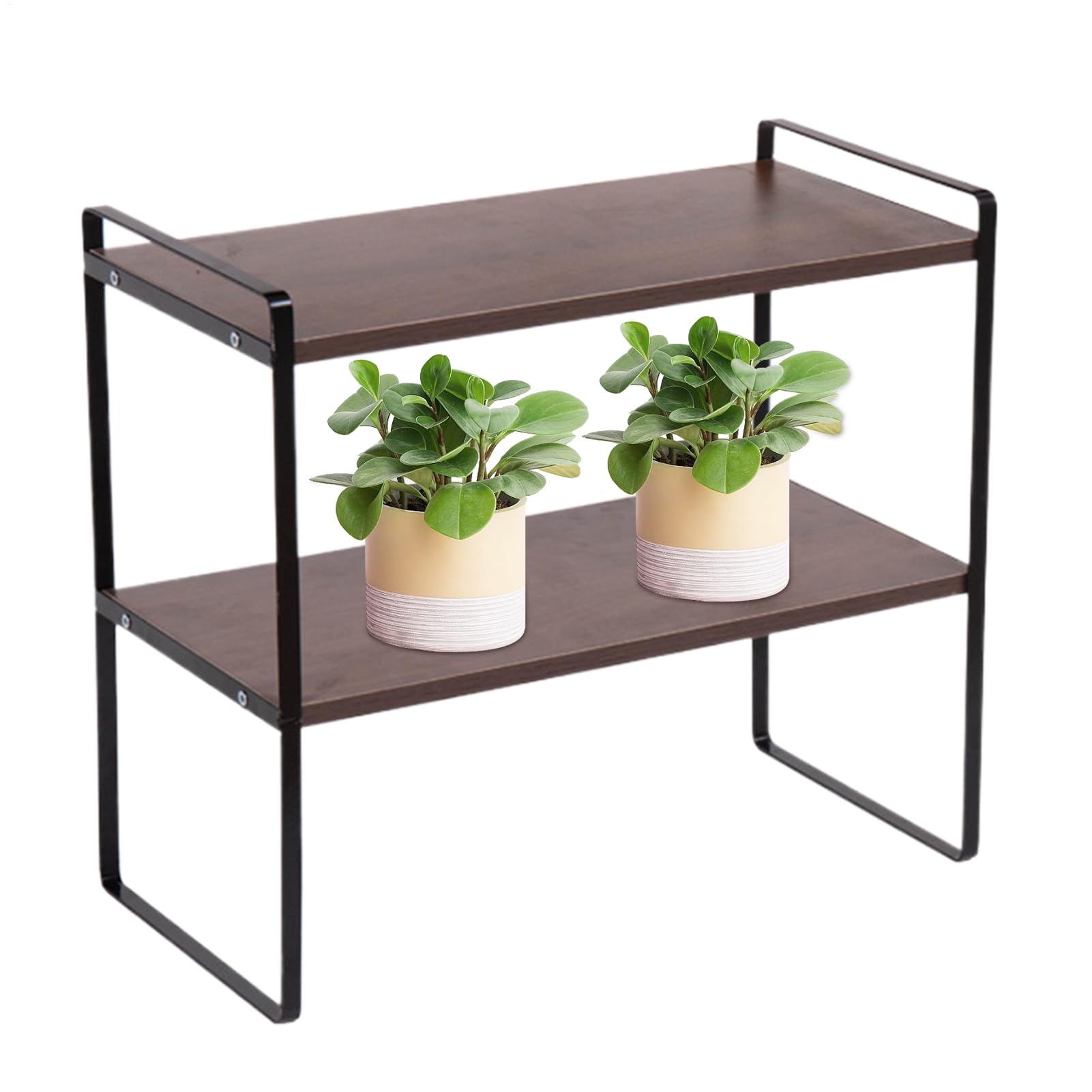 Organizzatore Libri Da Scrivania Scaffale Archiviazione 2 Livelli | Alzascrivania Per Cucina Contenitore Per Decorazione Casa Ufficio Camera con Collezioni e Libri