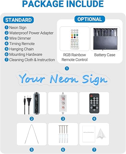Miniatura 8 de Letrero de neón para exteriores, impermeable, personalizable para patio trasero, logotipo personalizado para negocios al aire libre, letrero LED
