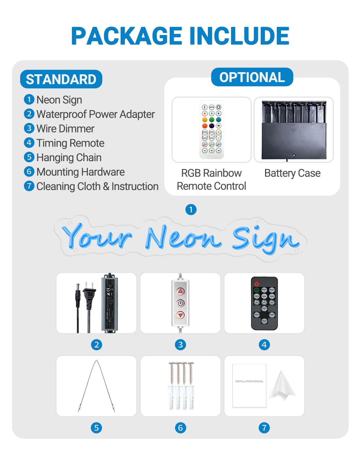 GAME ON Neon Sign for Wall Decor, LED Neon Gamer Sign for Arcade Room, Game Room, Bedroom, Kids, Boyfriend, Gifts Stepless Dimmable