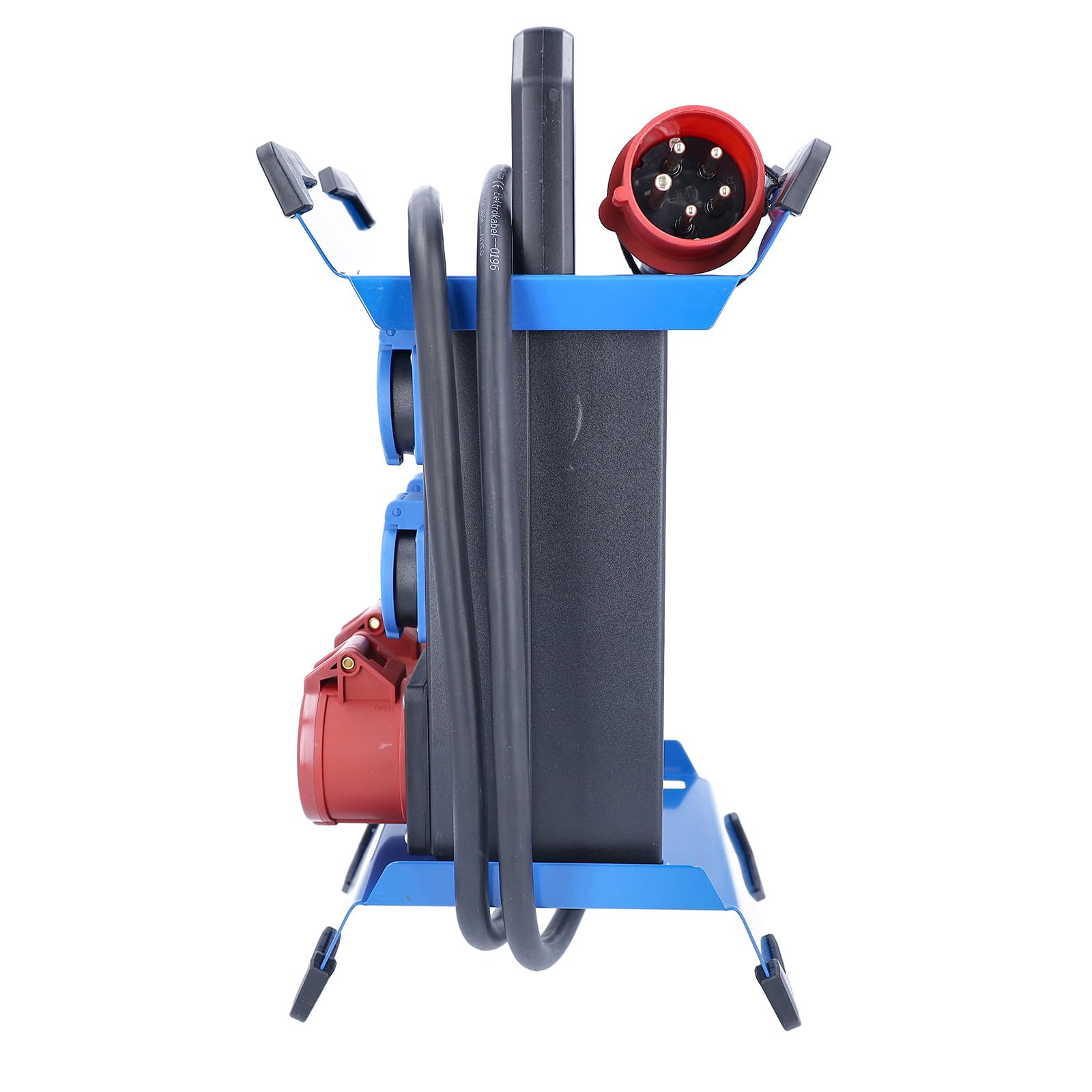 as - Schwabe Distributore di corrente portatile STECKY 11 – spina CEE 400 V/16 A/5 poli – 4 x Schuko e 2 prese CEE 16 A – Adattatore mobile – Distributore per interni ed esterni – IP44 – Made in