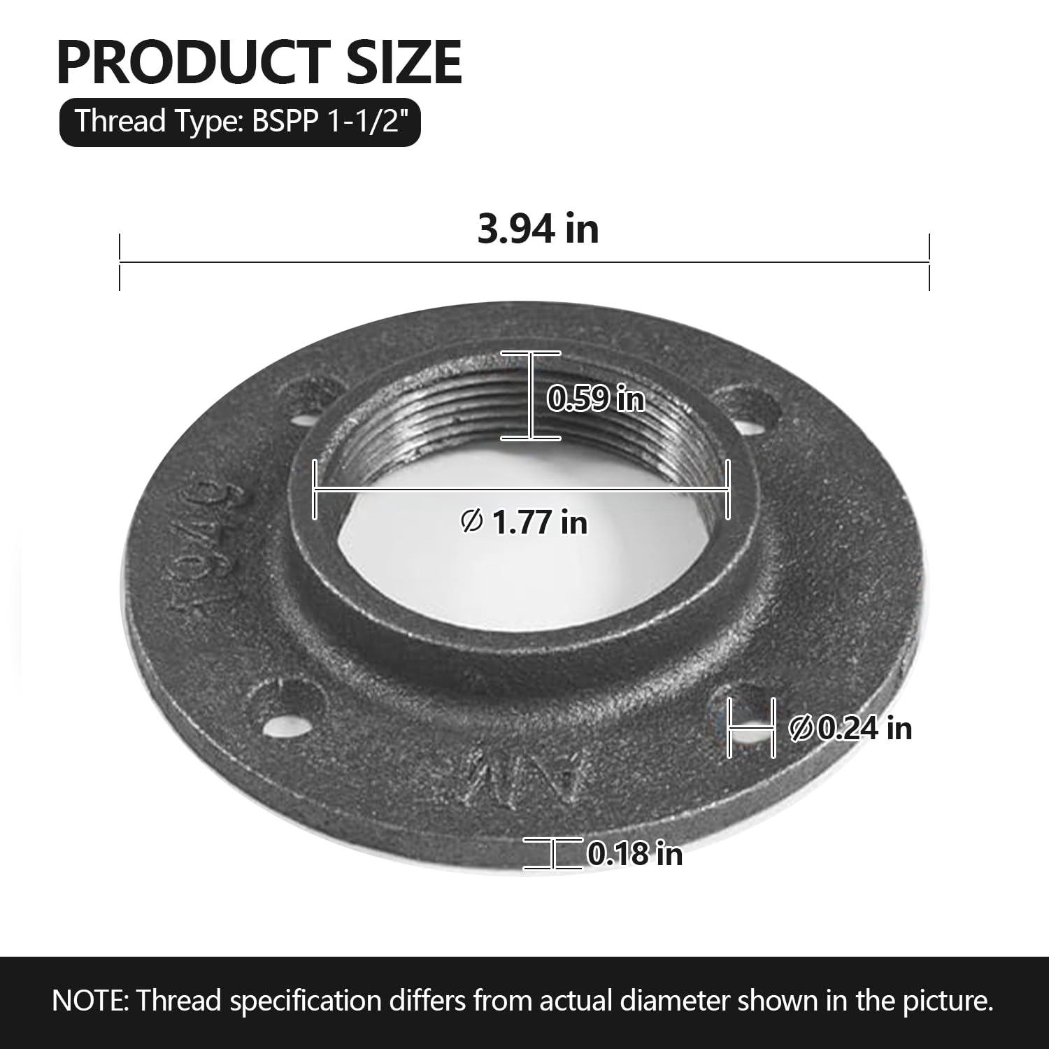 WiseWater Pipe Fittings 1-1/2 inch