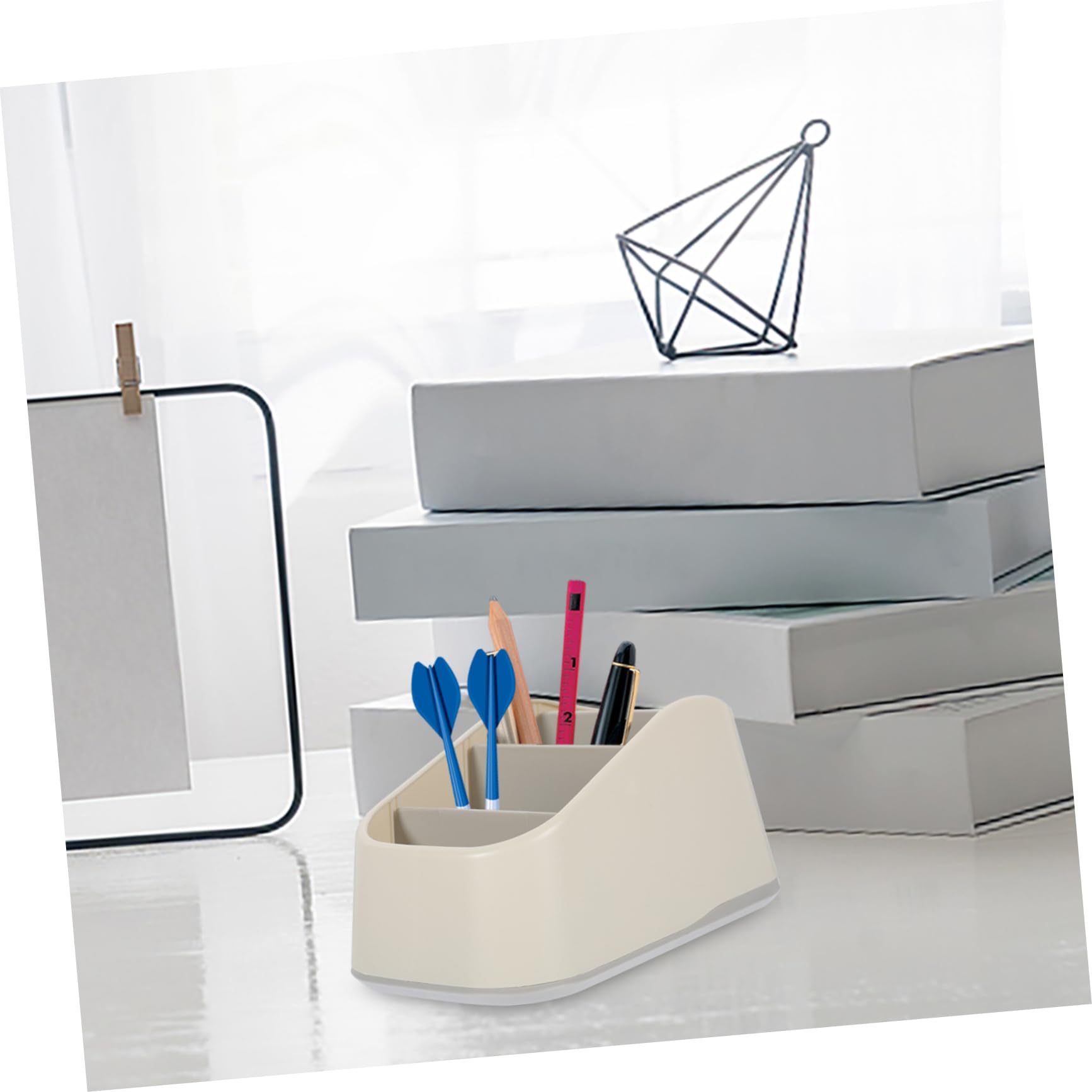SEWACC 3 Stück Tv Halterung Computerständer Tv Ständer Handyhalter Handyständer Tv Fernbedienungshalter Fernbedienungshalter Handyständer Home Desktop Organizer Pp Grau