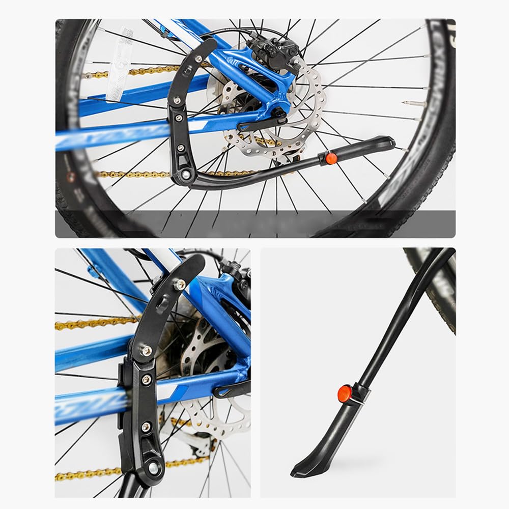 Adjustable Bike Kickstand for GT Transeo (2008-2025), Durable Forged Build Alloy Steel Fits 20-29 inch Wheels Bicycle Kickstand,A : Automotive