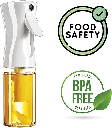 Miniatura 7 de Pulverizador de aceite para cocinar, botella de aceite de oliva, accesorios de cocina en aerosol para freidora de aire, aceite de canola,