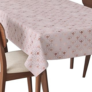 HEKO PANELS Mantel de jardín, 140 x 200 cm, Lavable, Antimanchas, Impermeable, Color Oro Rosa