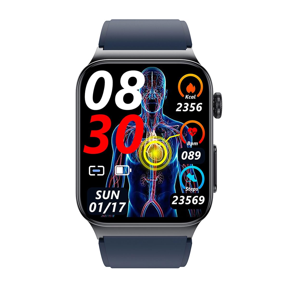 WATCHMARK Cardio One Smartwatch Bleu