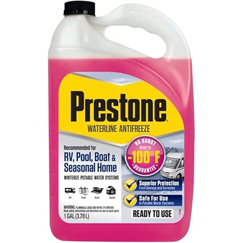 Garden at Home RV/Waterline Antifreeze RVs, Pools, Boats and Seasonal Homes - 1 gal (-100° F), Pink