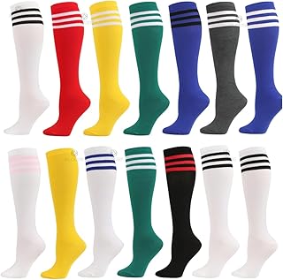 Meião de Futebol Profissional 40-46 Respirável Secagem Rápida Ajuste Anatômico Confortável Proteção Canela para Treinos Jogos Campo Quadra