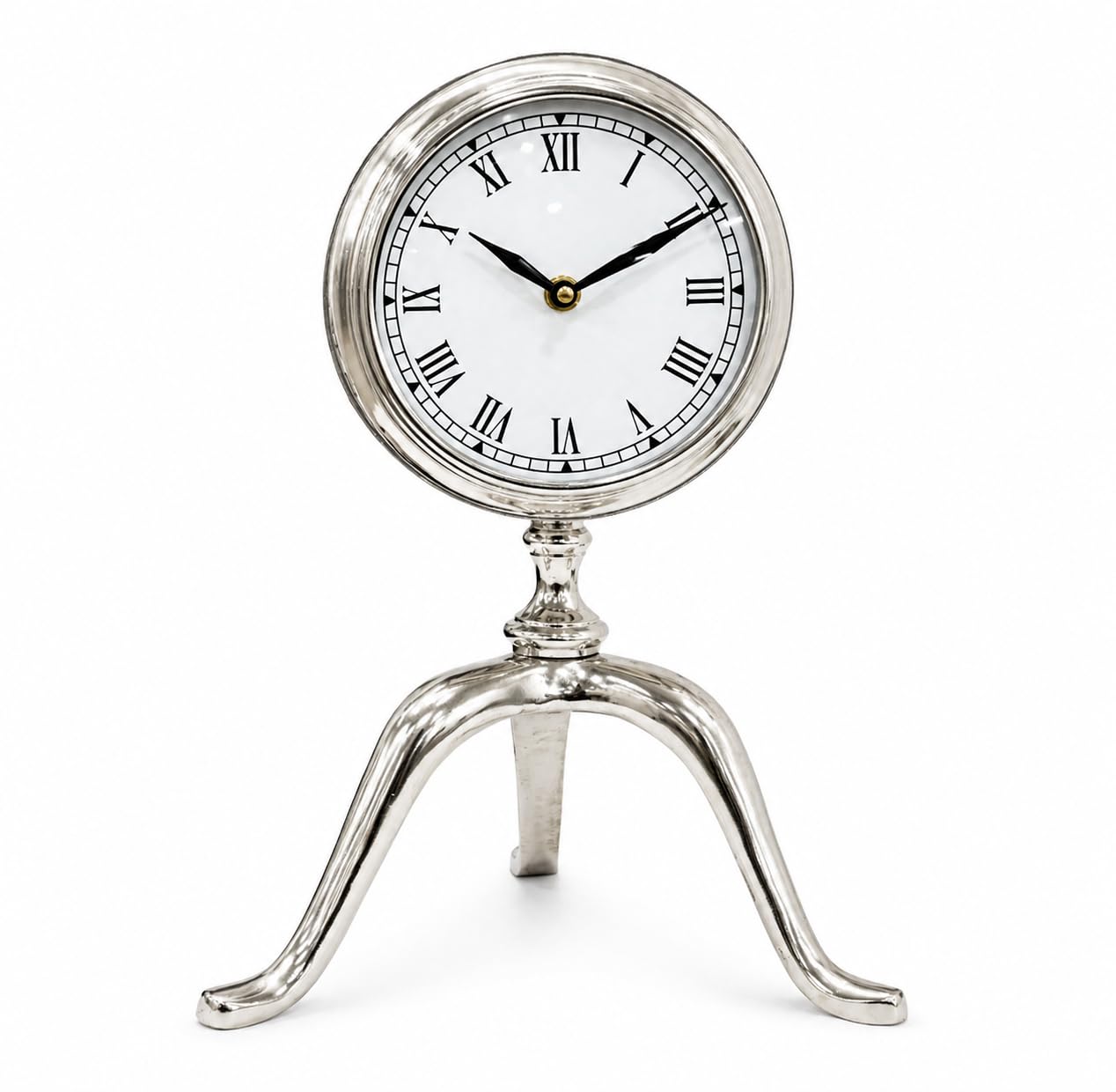 Reloj de escritorio antiguo para salones y oficinas de diseño