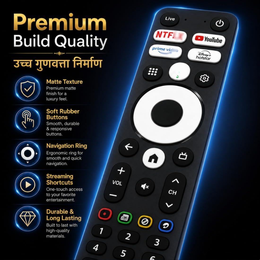 Airtel IPTV Remote Replacement - Easy OTT Access -4