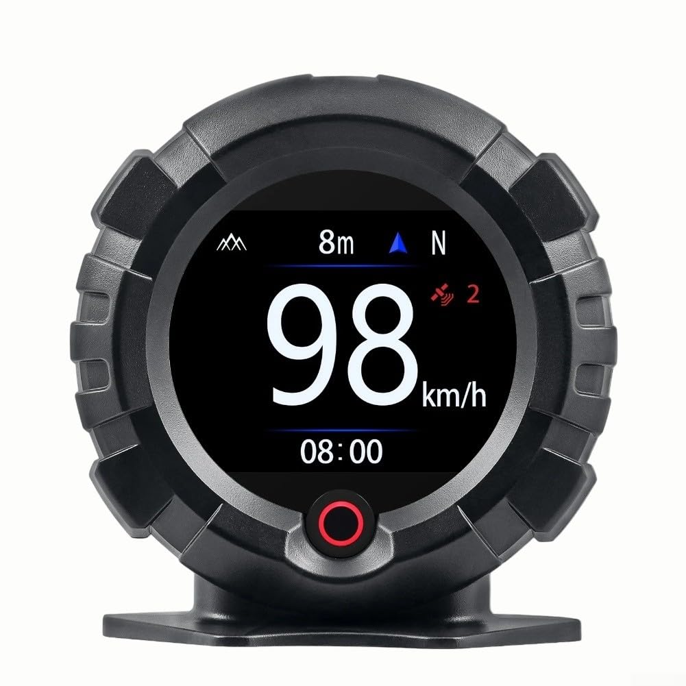 Inclinometro digitale GPS, multifunzione per bussola HUD per fuoristrada, misurazione precisa dell'angolo