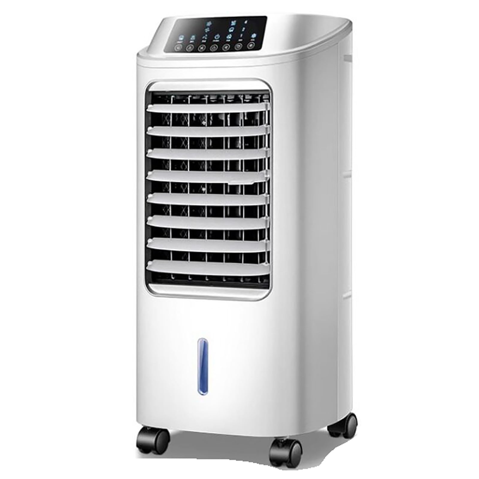 YCCYHQ Portable Evaporative Coolers, Swamp Coolers with 1.8 Gallons Tank, Remote, 4 Ice Packs, 3 Speeds, 3 Modes, 7H Timer