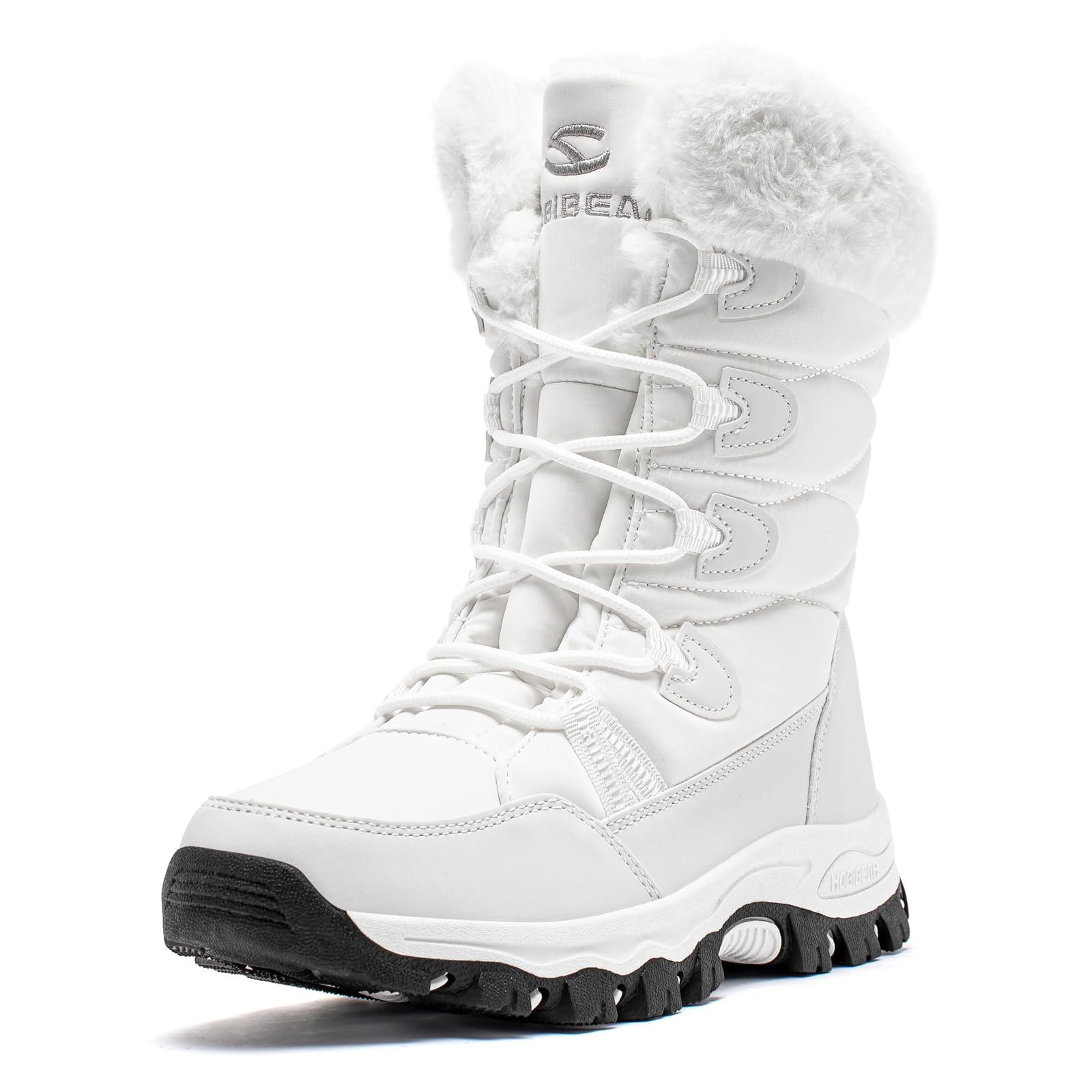 CLYCTIP Warm Gefüttert Winterschuhe Damen Schneestiefel Wasserdicht Outdoor Trekking Wanderschuhe Gr. 37-42