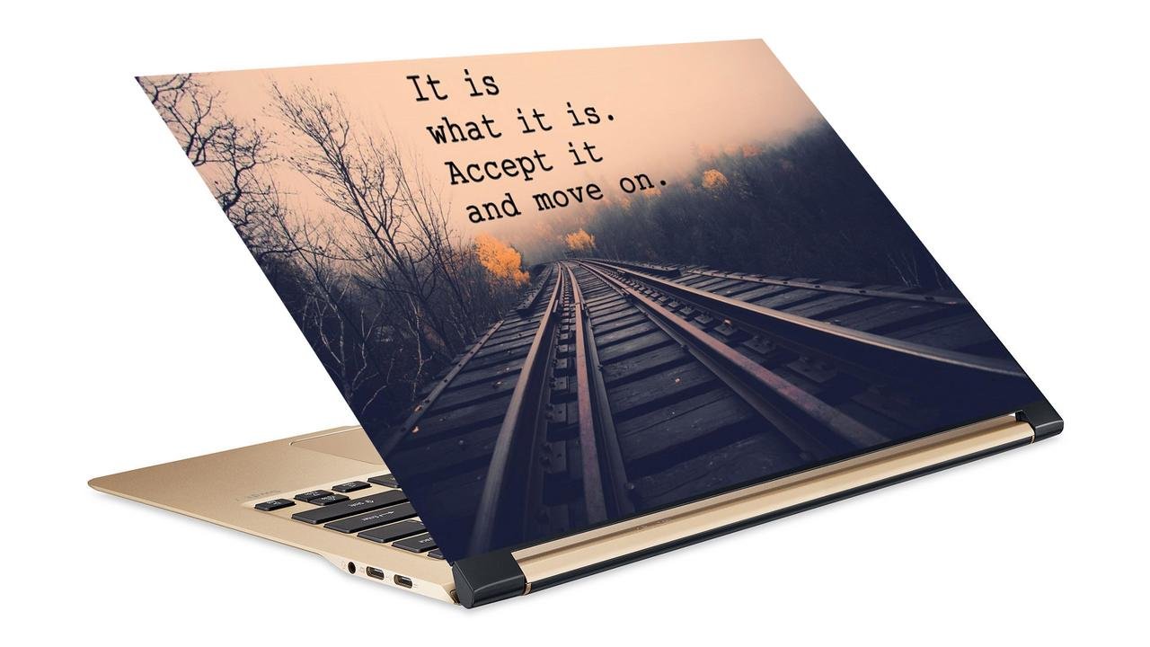 Laptop Skin Move On Laptop Skin 15.6 Vinyl Buy Laptop Skin Move On