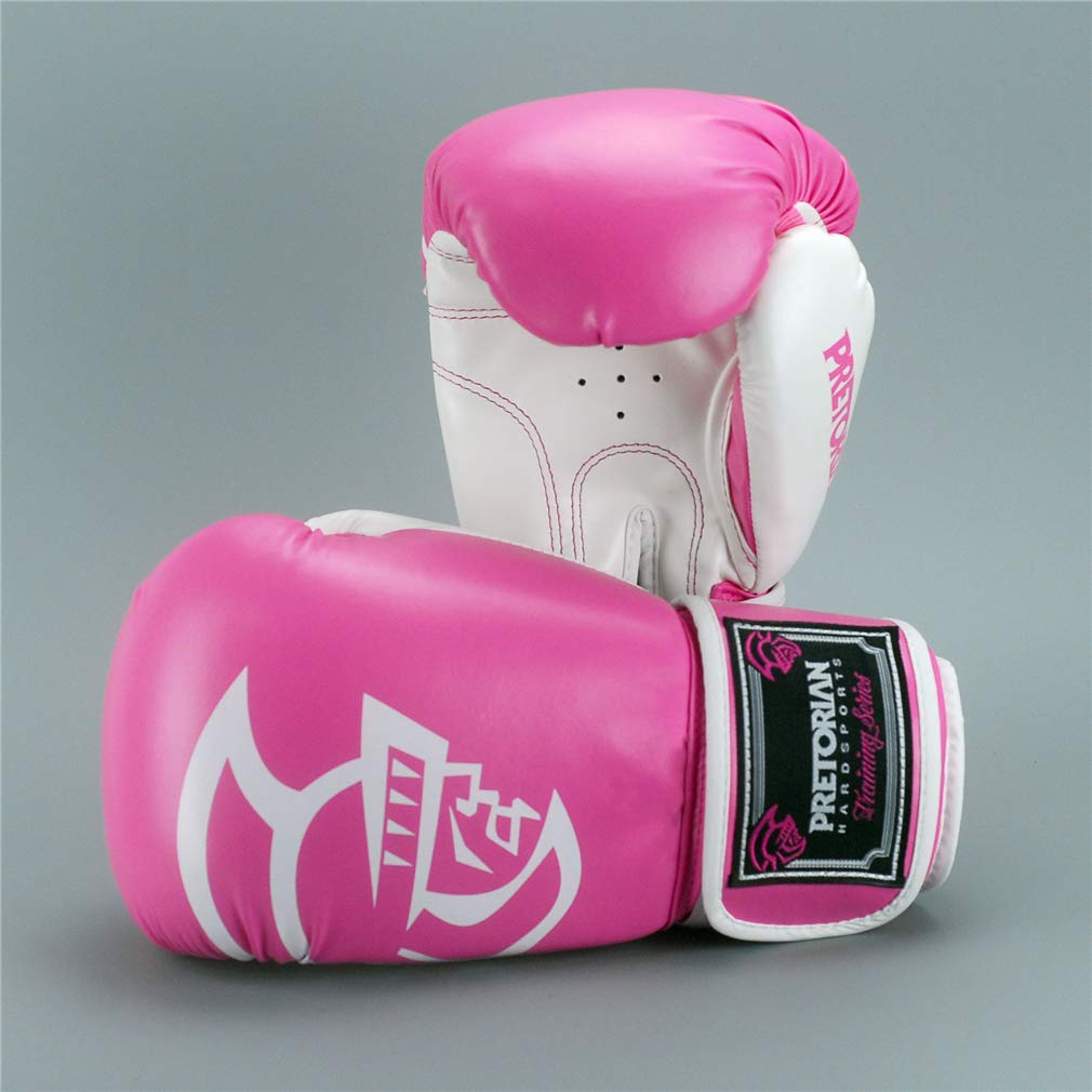 Guanti D'allenamento Pugilato Professionistico, in Pelle Sintetica per Uomini E Donne, Sparring Muay Thai Karate Kickboxing Punch Mitts Training (10 Oz 12 Oz 14 Oz 16 Oz),A,14oz