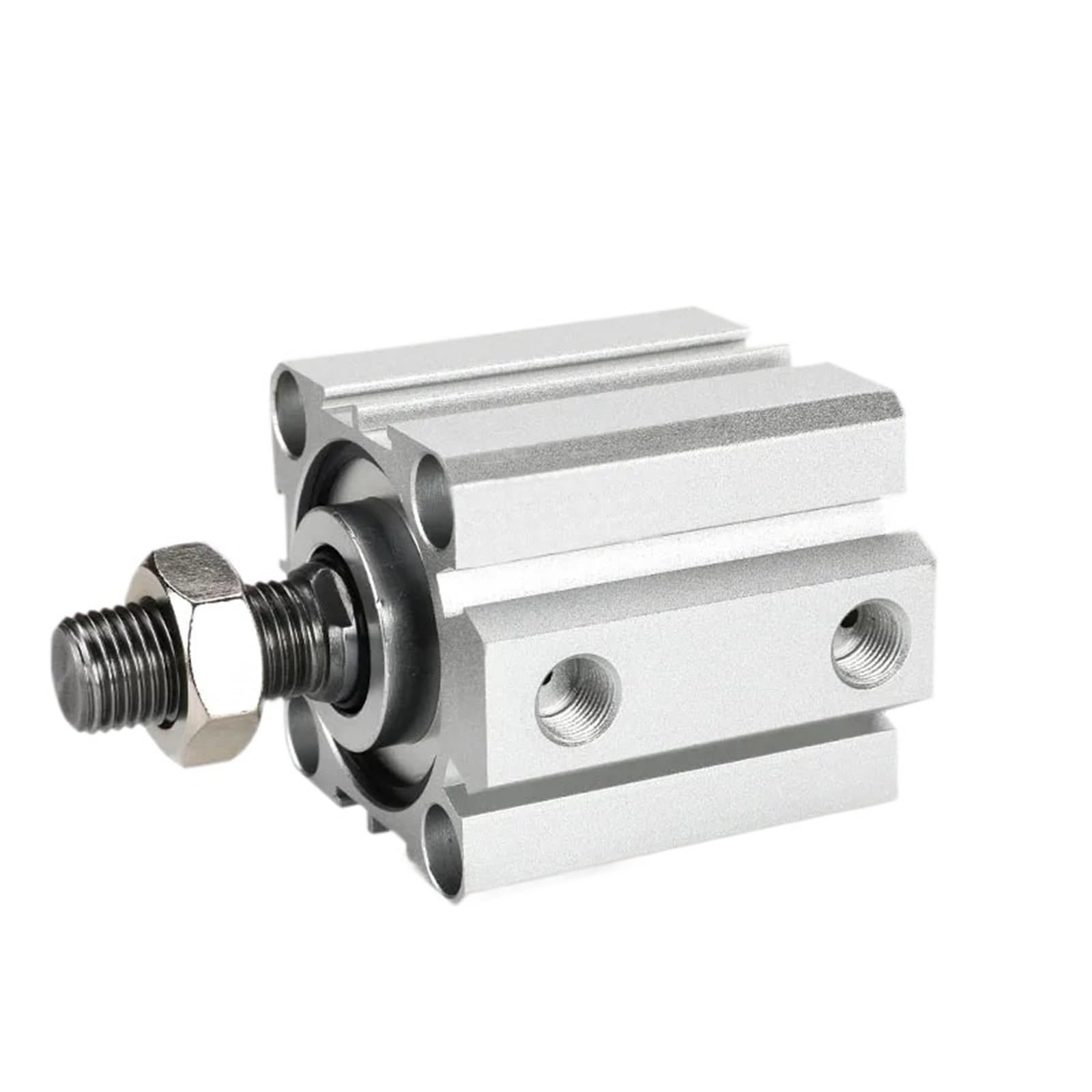 Pneumatic Cylinder SDA63 Series Bore 63mm Stroke 5/10/15/20/-100Bmm Small Square Thin Pneumatic Air Compact Cylinder Outer Teeth(SDA63x25-B)