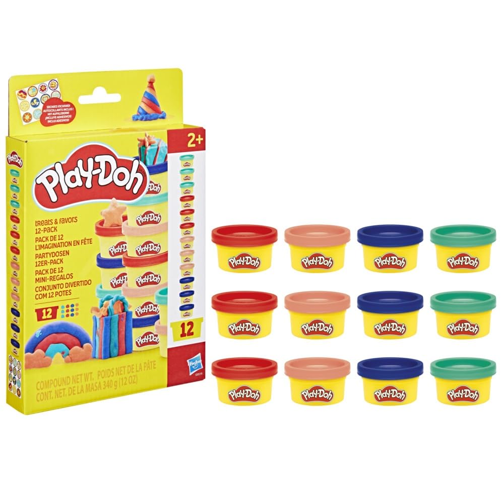 Dwunastopak Imprezowe prezenty z ciastoliną Play-Doh