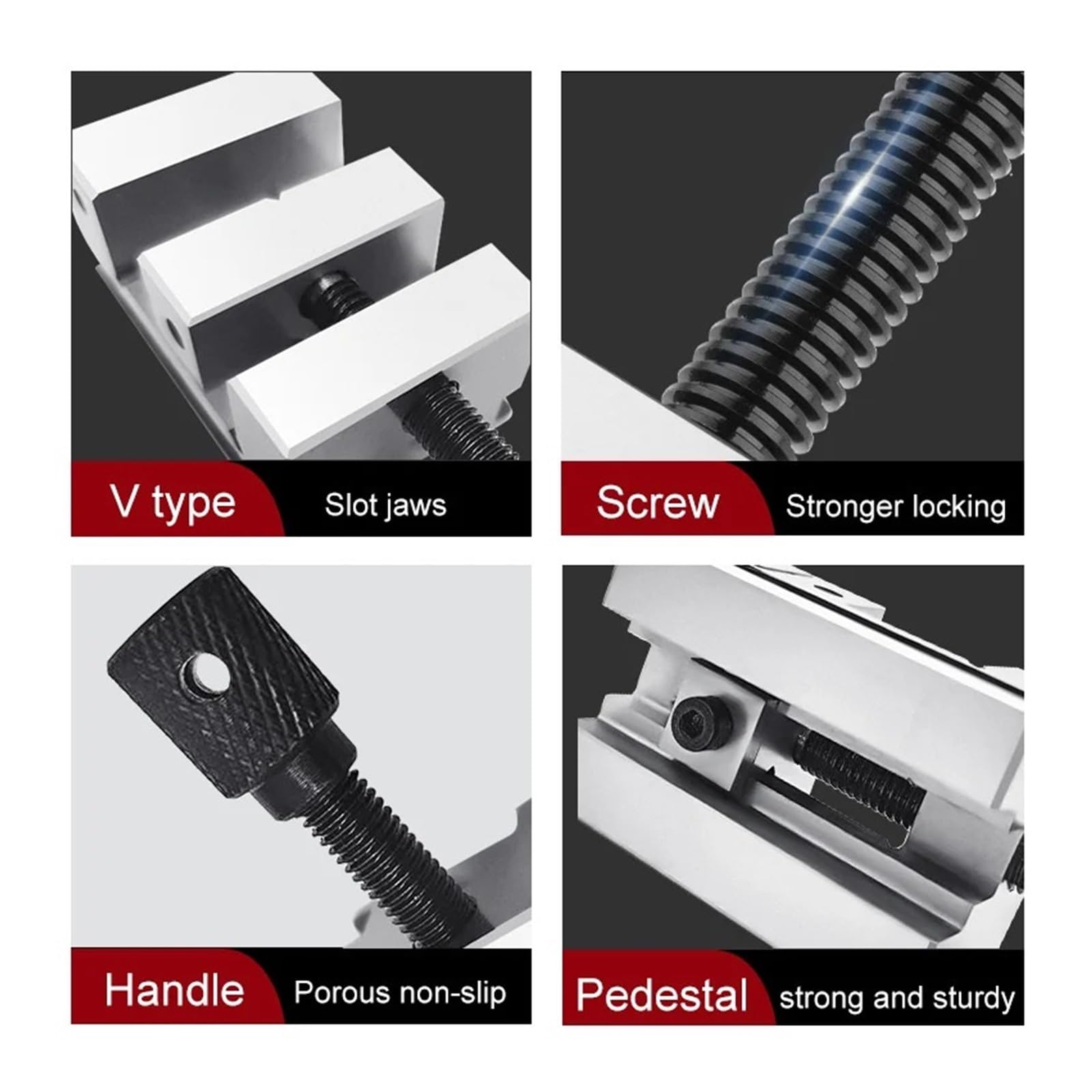 Amoladora Angular De Alta Precisión 1,3/1,5 Pulgadas Con Tenazas CNC For Rectificadora Superficies, Fresadora Y Abrazadera EDM(1.5inch)