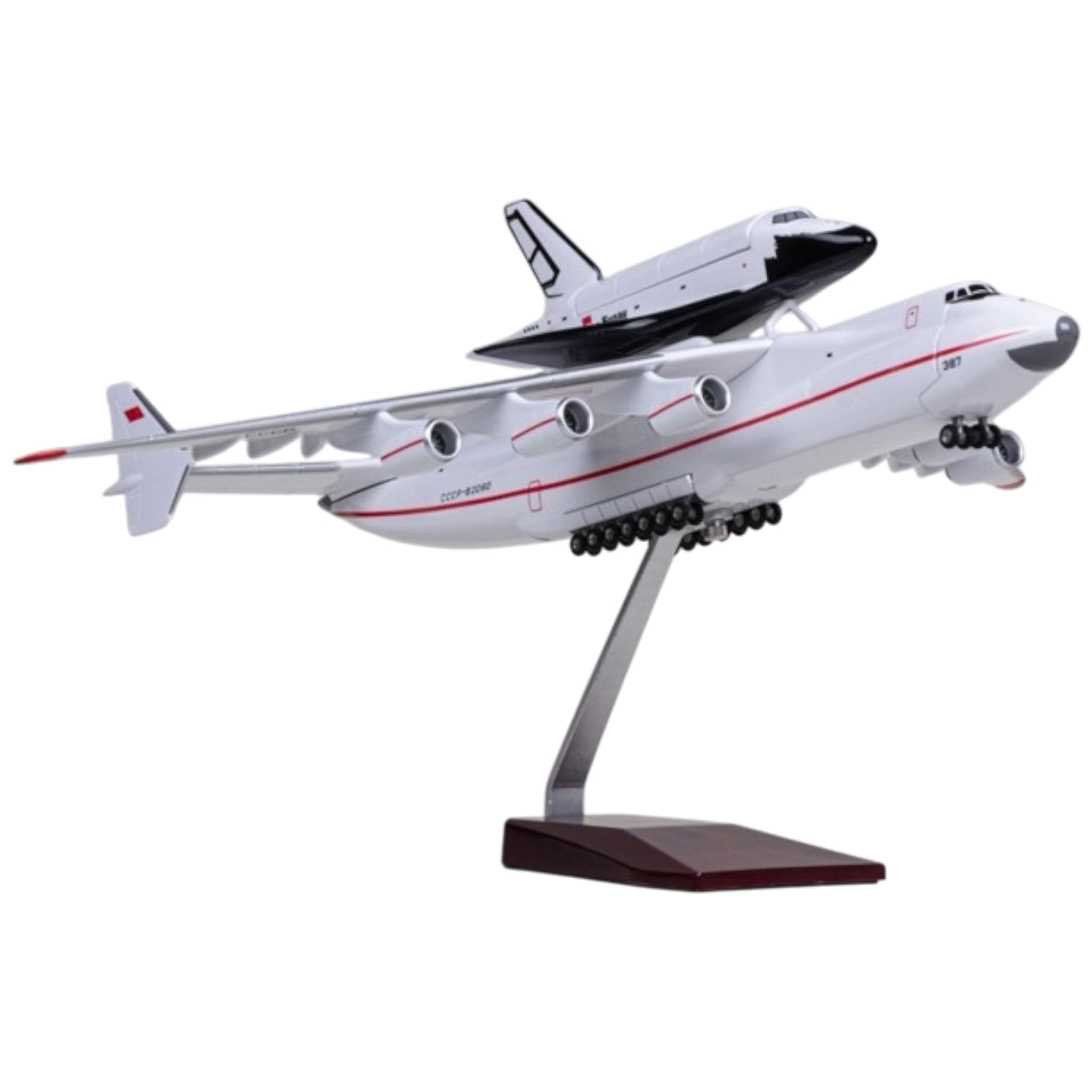 Airmodels Antonov An-225 Mriya With Buran Space Shuttle Extra Large Antonov An-225 Mriya & Buran Space Shuttle Aircraft Model - 1:200 Scale Resin Model Airplane Toy Collectable Gift