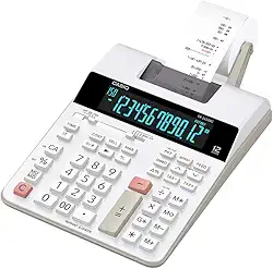 Casio FR2650RC-B-DC, Calculadora de Impressão, 12 Dígitos, Printer, 2 Cores Bivolt, Multicor