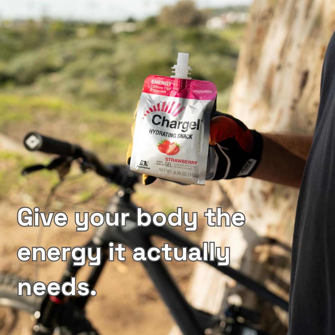Amazon.com: Chargel Strawberry, Caffeine-Free Instant Energy Gel