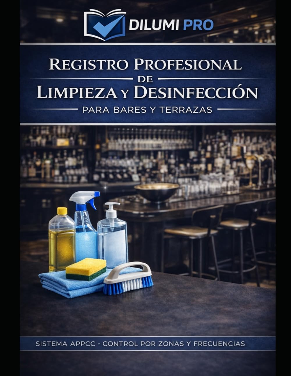 REGISTRO PROFESIONAL DE LIMPIEZA Y DESINFECCIÓN PARA BARES Y TERRAZAS: Sistema APPCC. Control por zonas y frecuencias (REGISTROS DE PLANES DE HIGIENE)