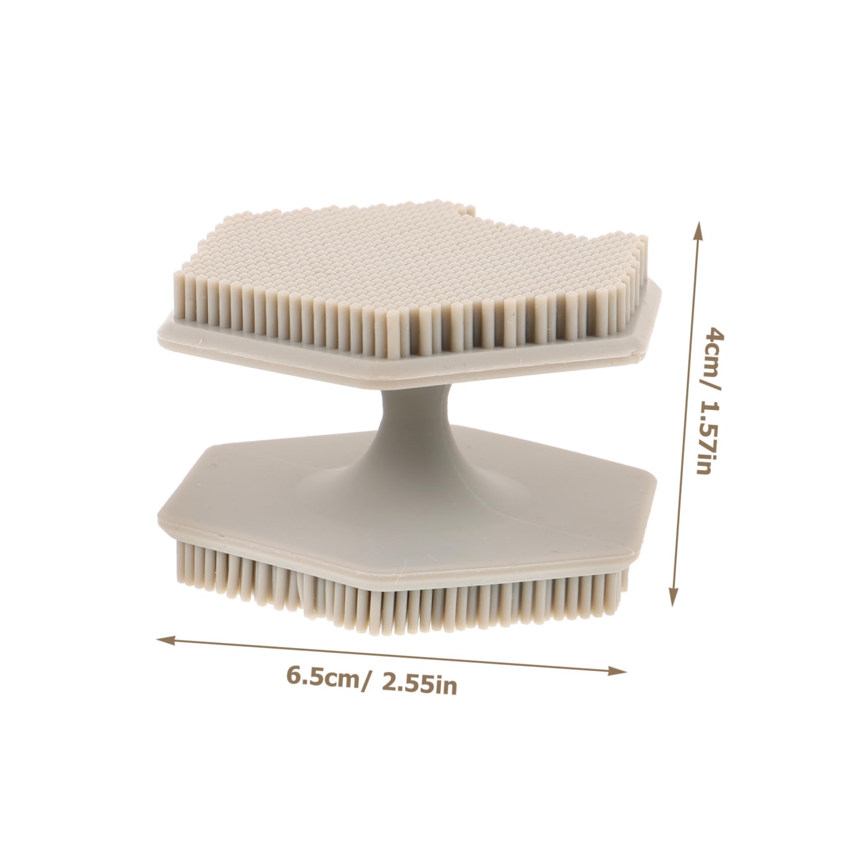 Didiseaon Facial Scrubbers Double Sided Face Brush Silicone Facial Cleansing Brush for Exfoliating Face Washer Brush Exfoli