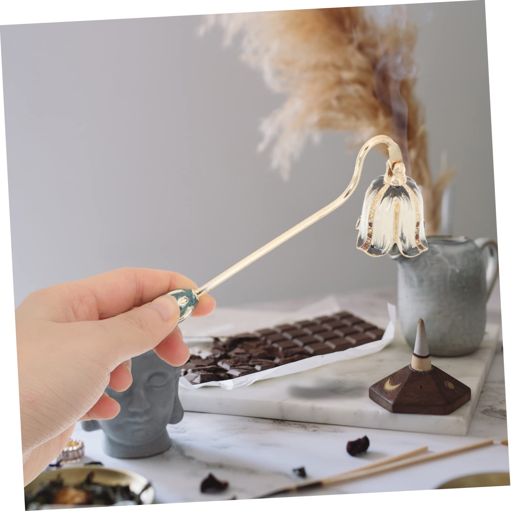 Amazon.co.jp: TINEASUR セラミックキャンドルホルダー ストレート