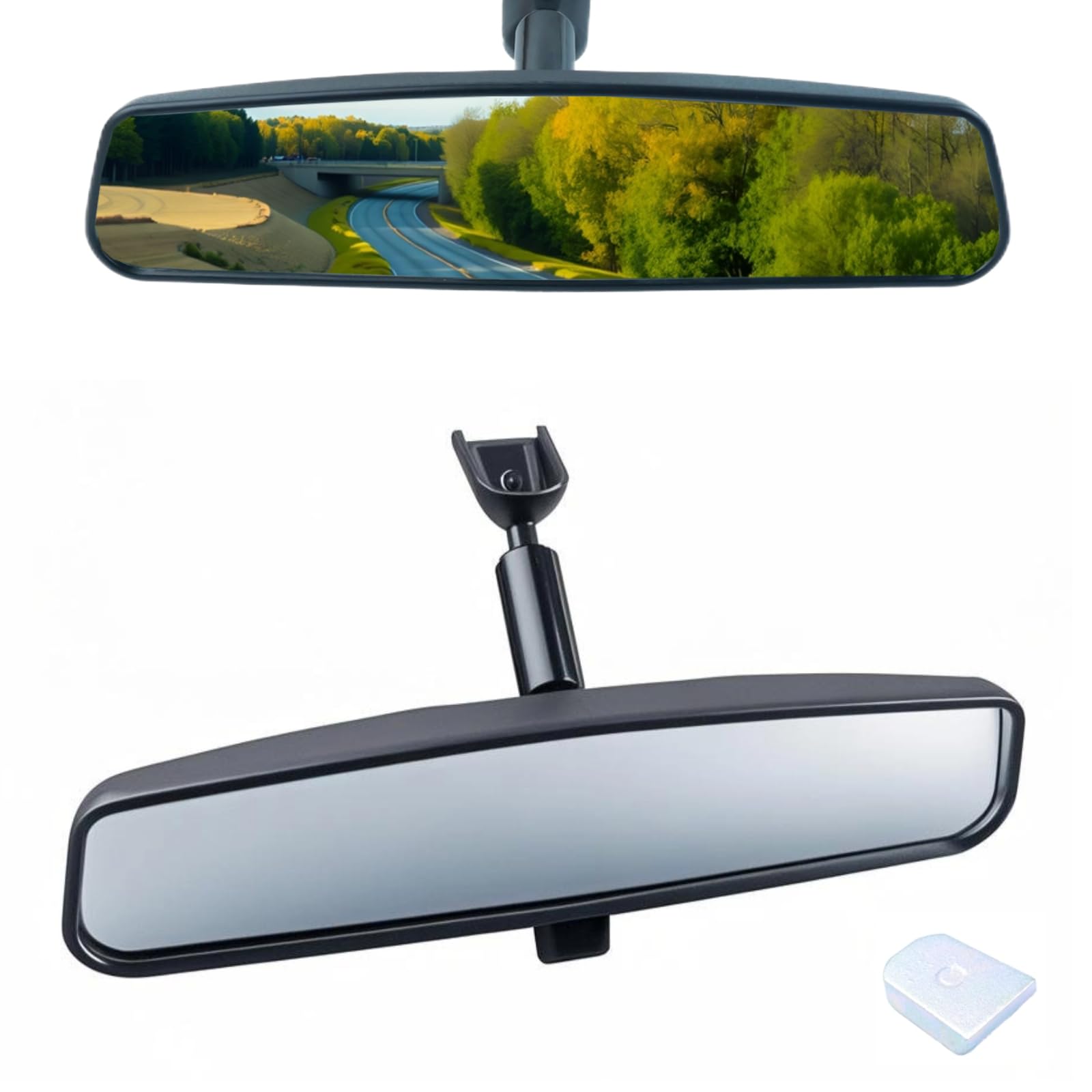 Photo 1 of 10.5" Interior Rear View Mirror Universal Car Rearview Mirror Anti-Glare