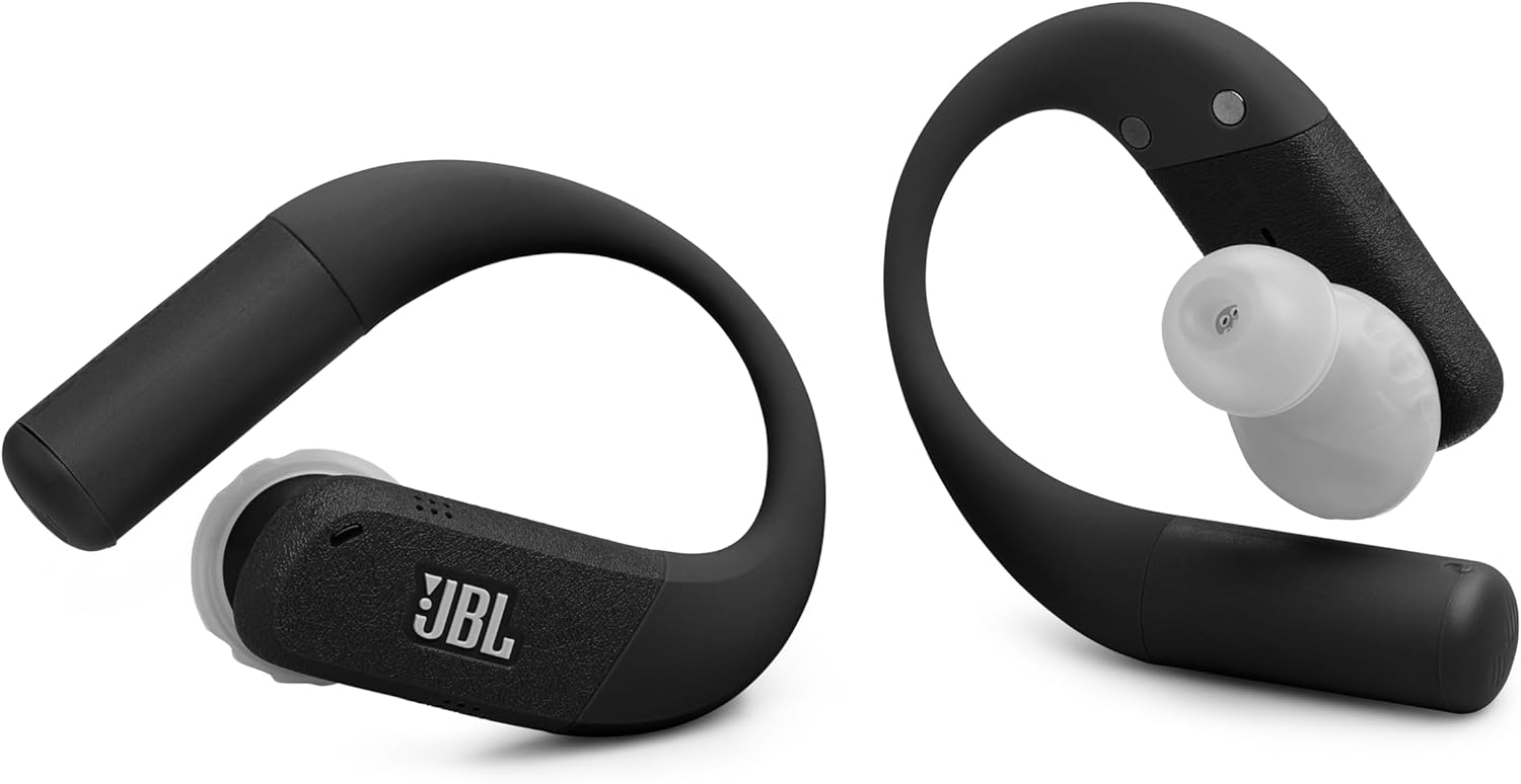 JBL Endurance Peak 4 - True Wireless Noise Cancelling Sport Earbuds, Up to 48Hrs Total Playback, Water & dust Proof (IP68), Secure fit with TwistLock™ Design, & 6 mics for Perfect Calls (Black/Grey) - Image 9