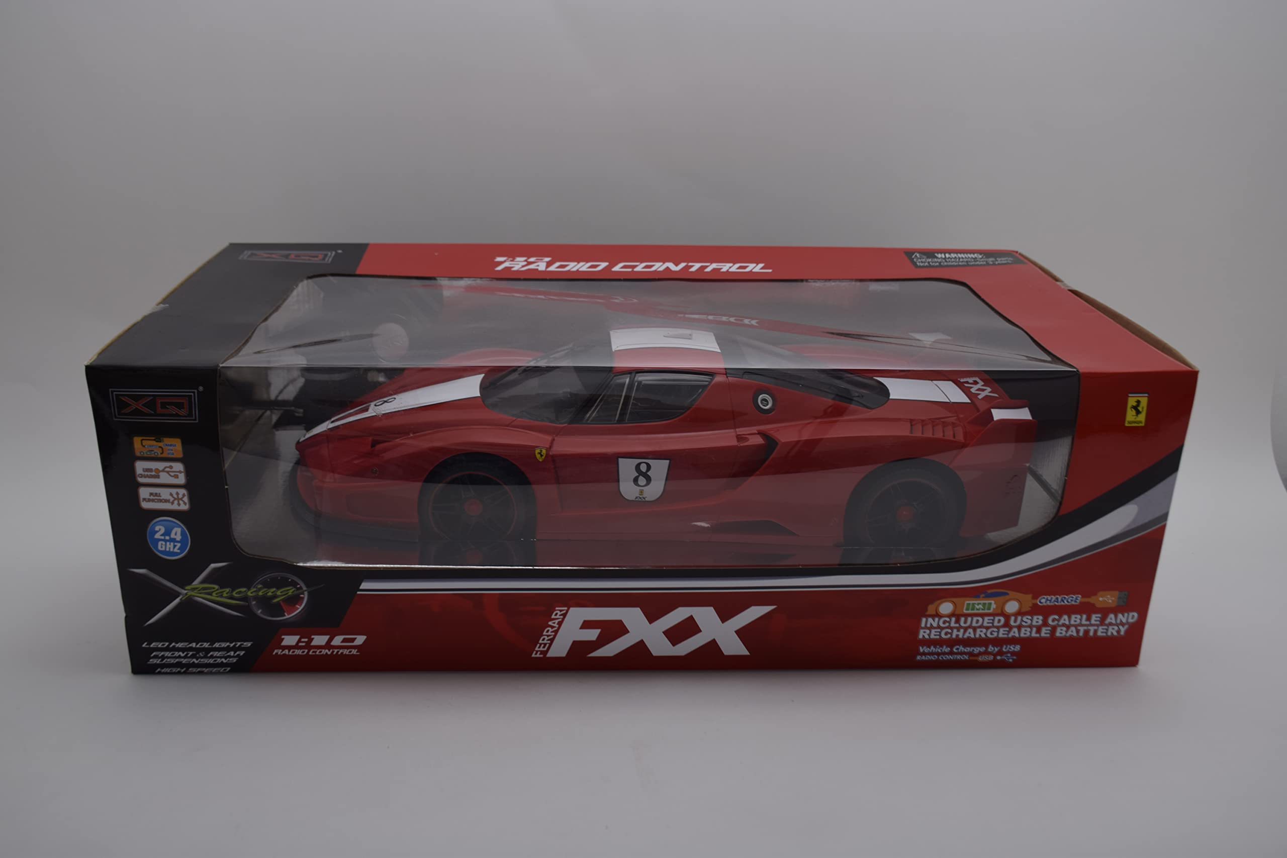 XQ Ferrari FXX Racing Remote Control Car Red 1:10 : Amazon.com.be