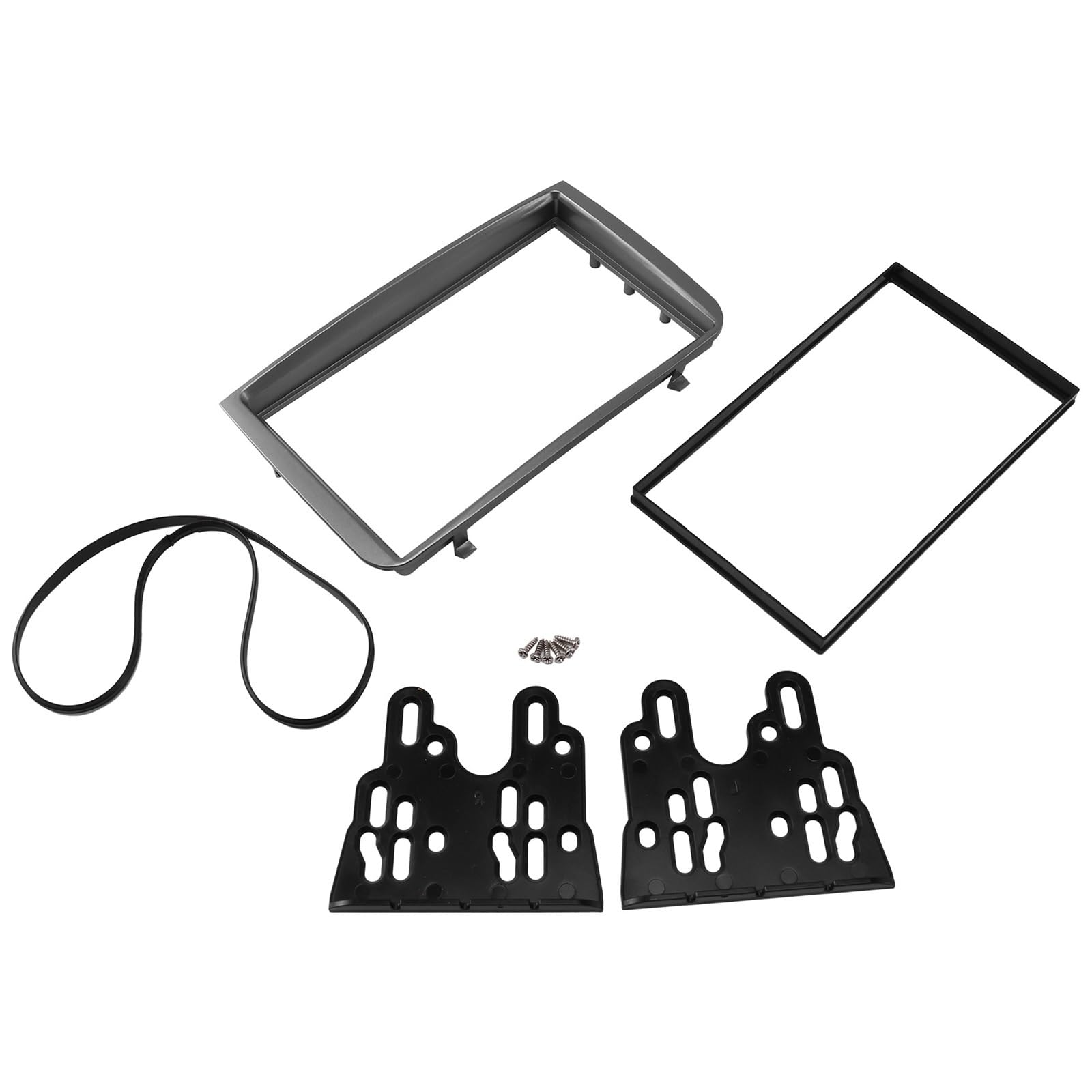 JKELPV Car Radio Frame Kit Fit For Alfa Romeo 147 2005-2011 Stereo Fascias Panel Dash Car DVD Frame Kit 7 Inch 2Din Car Fascia Radio adapter