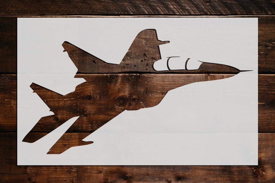 Jet Stencil DIY Reusable Craft and Painting Wall Stencils - 549 (5x6)