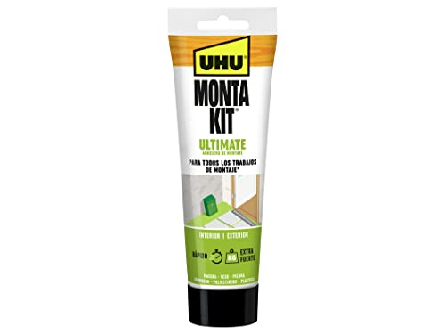 UHU Monta Kit Ultimate, Adhesivo de Montaje Extrafuerte,