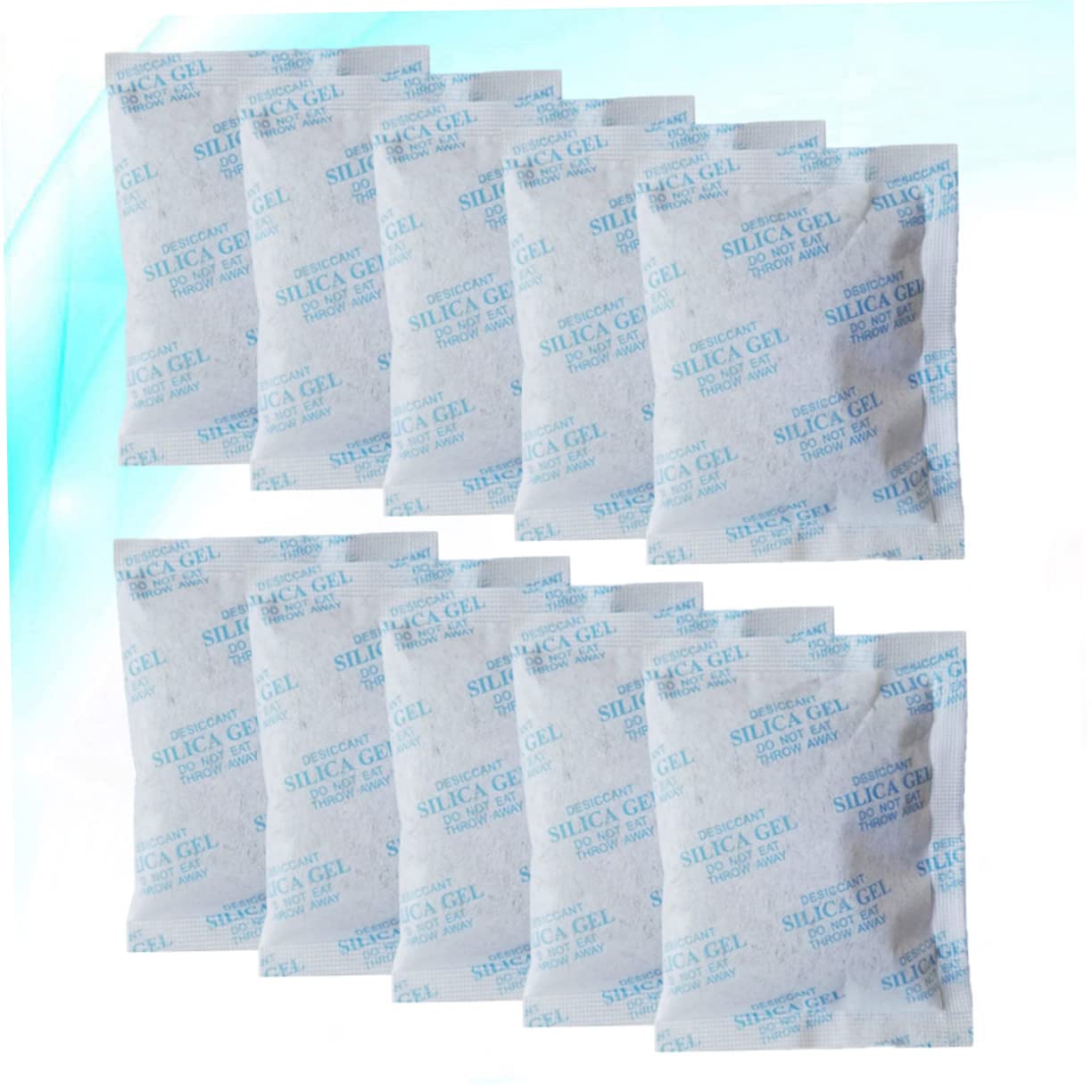 50piezas Unidades Gel Sílice Absorbe Humedad Prevención Corrosión Paquetes De Bolsas De Seguridad