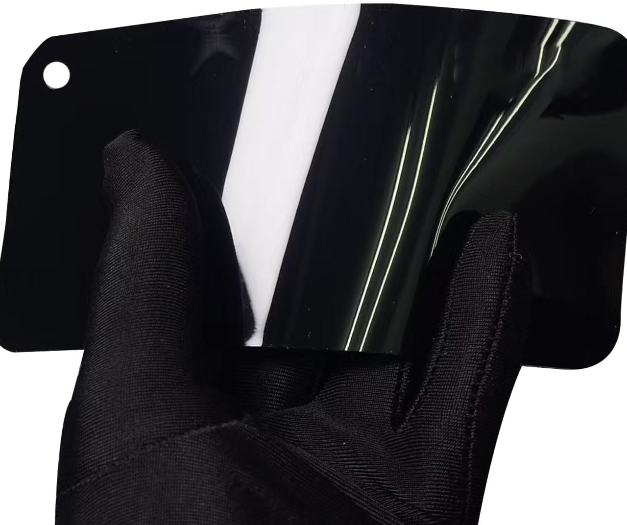 Piano Gloss Black Car Vinyl Wrap Roll with PET Liner 5FT x 50FT for Automotive SUV Truck Bike Boat,Bubble Free Air Release,Self Adhesive,Heat Activated Stretchable Removable