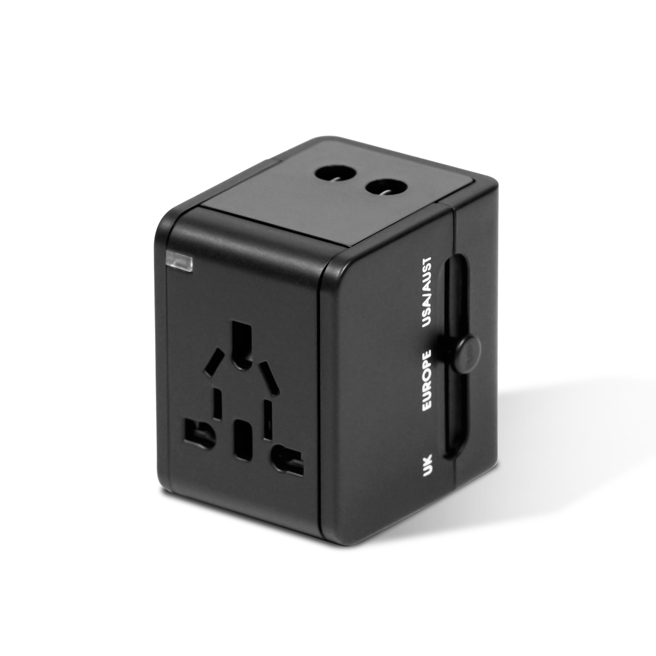Happy Bear Universal Travel Adapter with USB & Type-C Ports|Charger for 150+ Countries | Compact All-in-One Plug Adapter for UK, USA, Europe, Australia | Multi-Device Charging & Safety Protection-image-9