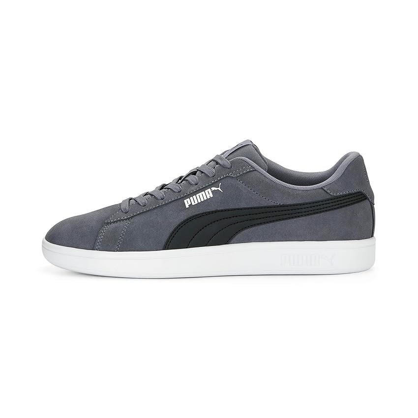 PUMA Smash 3.0, Sneaker Unisex - Adulto, Multicolore Gray Tile Puma Black Puma White, 43 EU