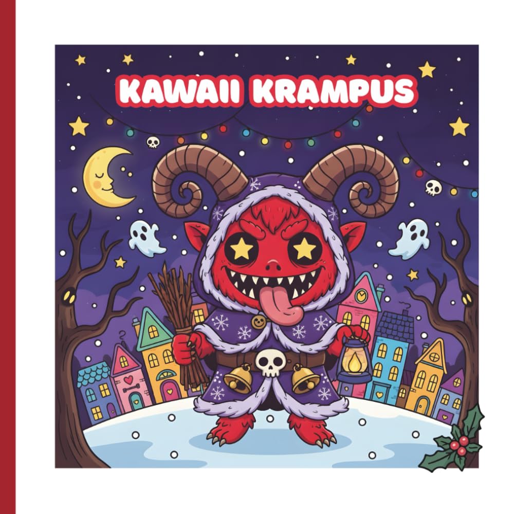 Kawaii Krampus Adult Coloring Book (Kawaii Coloring)