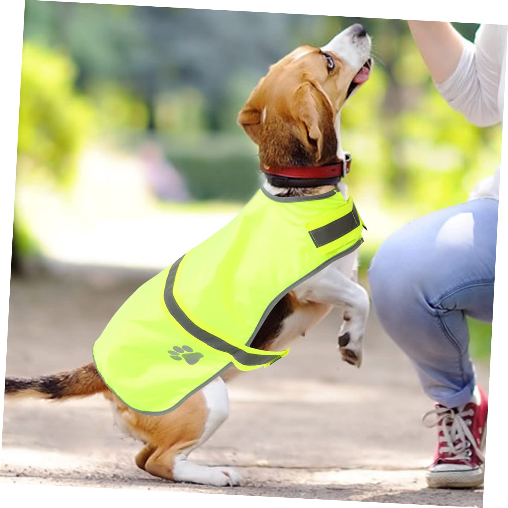 Sosoport 4stücke Hundeweste Reflektierend Für Haustiere Verstellbare Sicherheitskleidung Aus Atmungsaktivem Material Für Outdoor-aktivitäten Und Feste Und Komfortabel