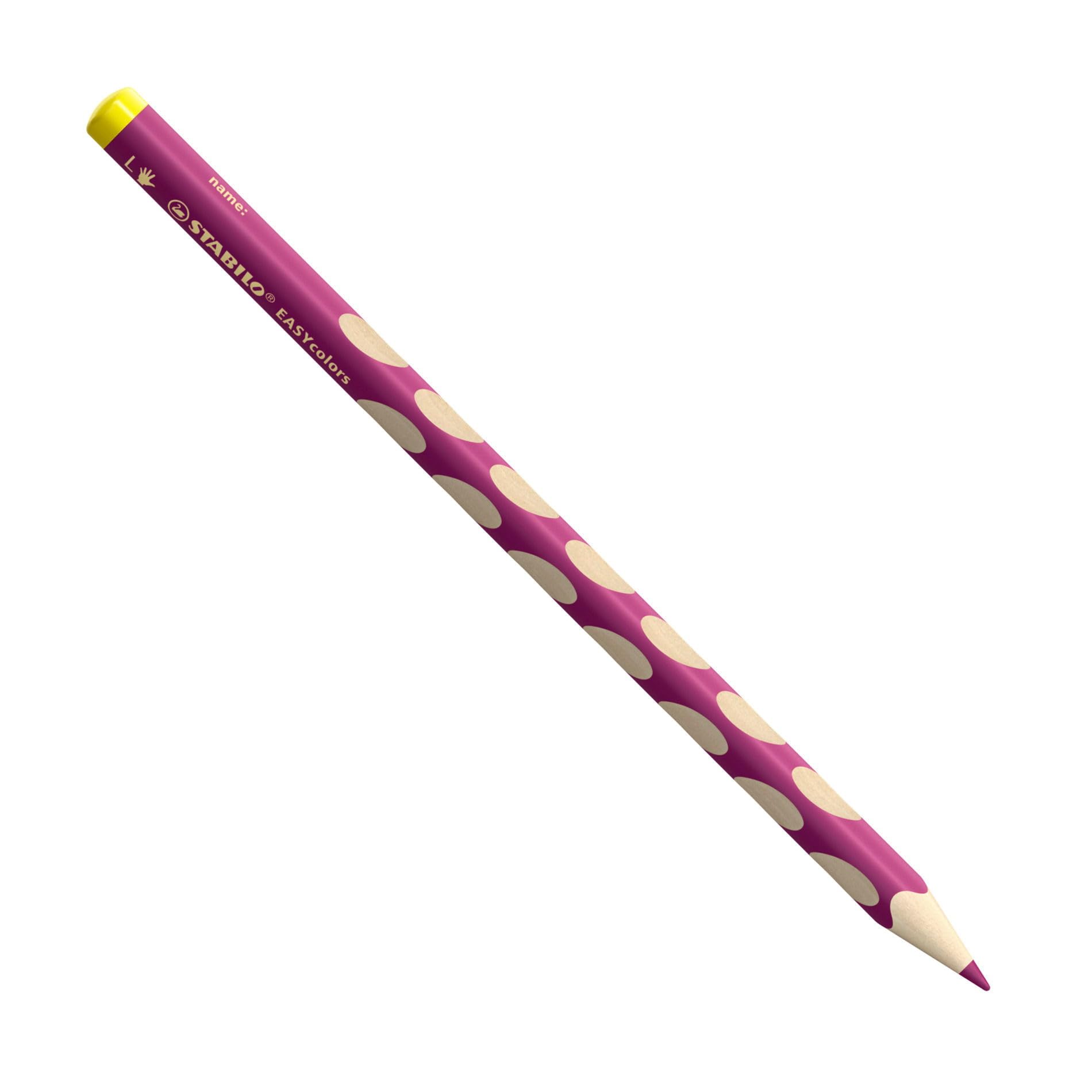 Stabilo EASYcolors Ergonomic Colouring Pencil for Left-Handed Users Red Purple