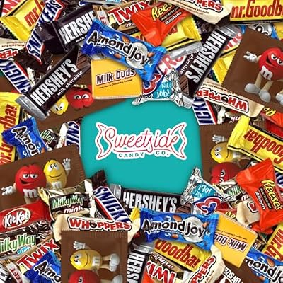 Chocolate Assorted Candy Variety Pack - 5 lb Bulk - Individually Wrapped Mixed Candy Bag - Assorted Chocolates Mix for Parties, Office, Holidays.