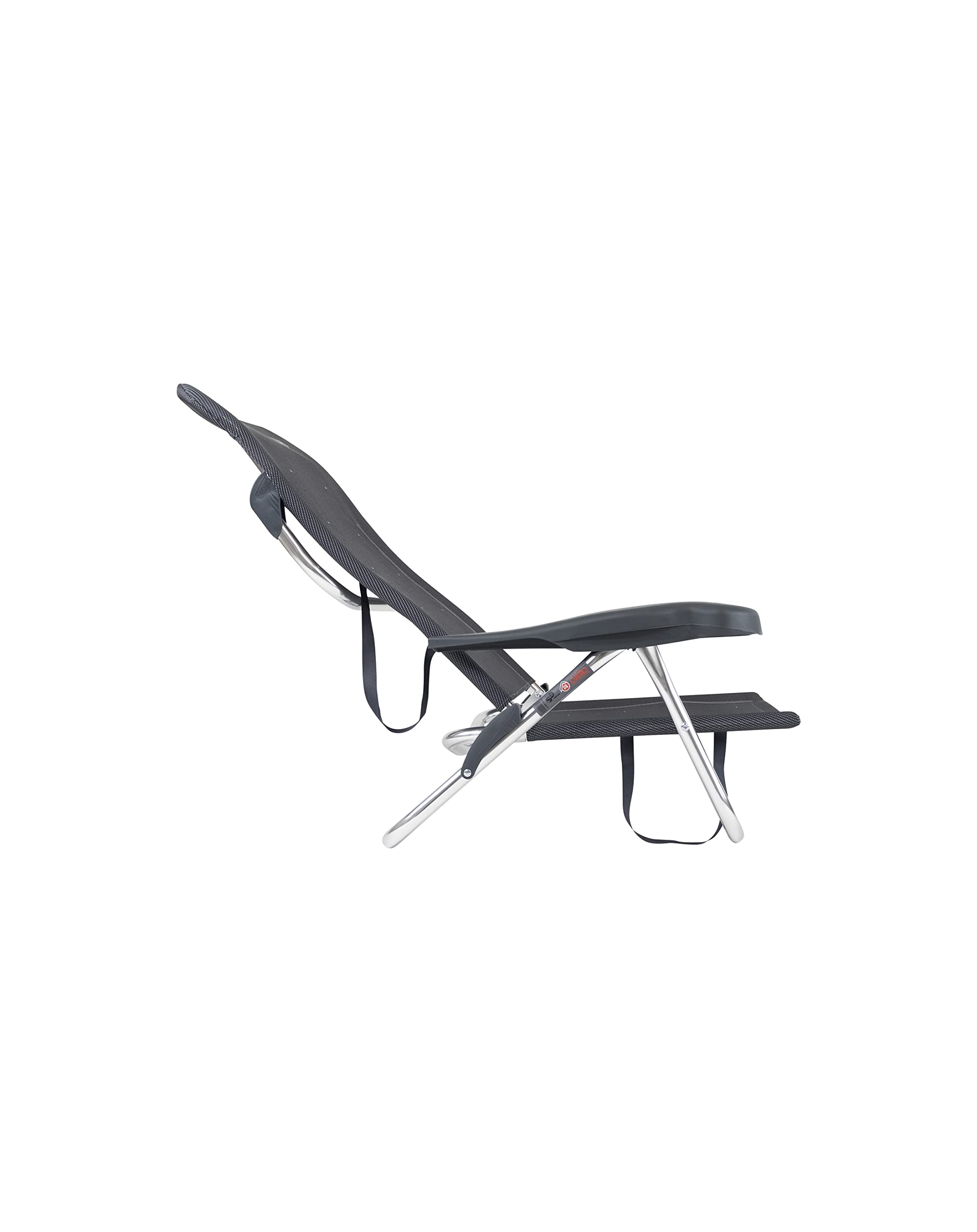 Crespo - Silla de Playa de Aluminio de 7 Posiciones AL/221-M - Gris Oscuro