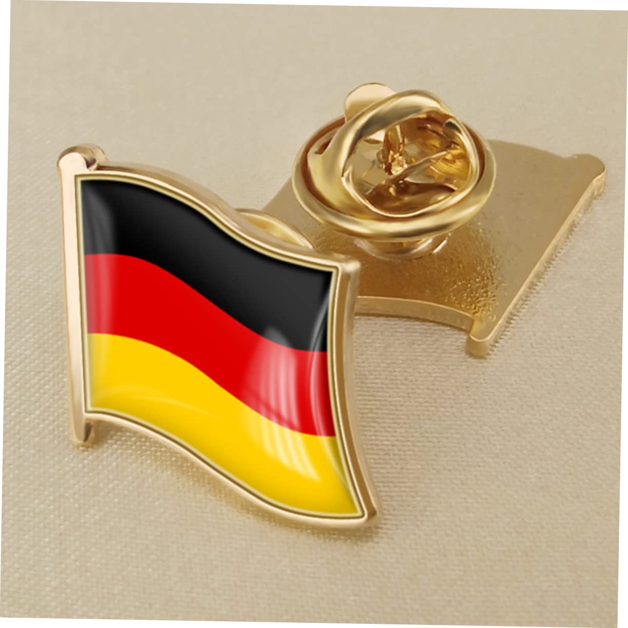 SHERCHPRY Deutschland Flagge Brosche Anstecknadel Ästhetische Dekorative Brosche Anstecknadel Herren Anstecknadel Flaggennadel Kleidung Brosche Kleidung Anstecker Brosche Anstecknadel Clip