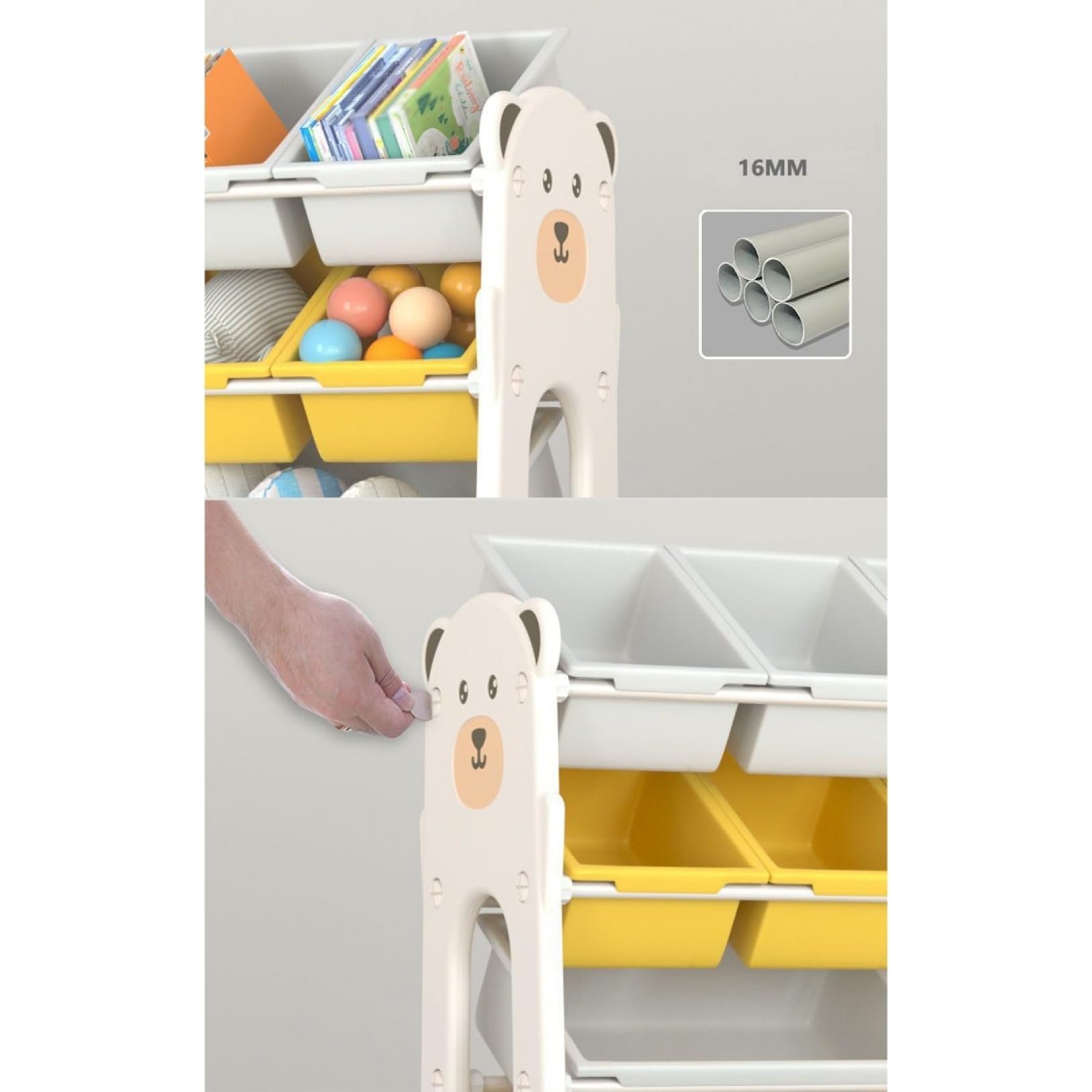 Amazon.co.jp: おもちゃ収納 おもちゃ箱 67*35.5*84.5cm 組立