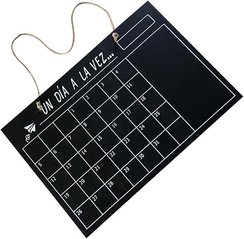 HOODANCOS Single-Sided Blackboard Wood Blackboard Hanging Blackboard Certificate Holder Blackboard for Kids Monthly Planner Board Pizarrones para