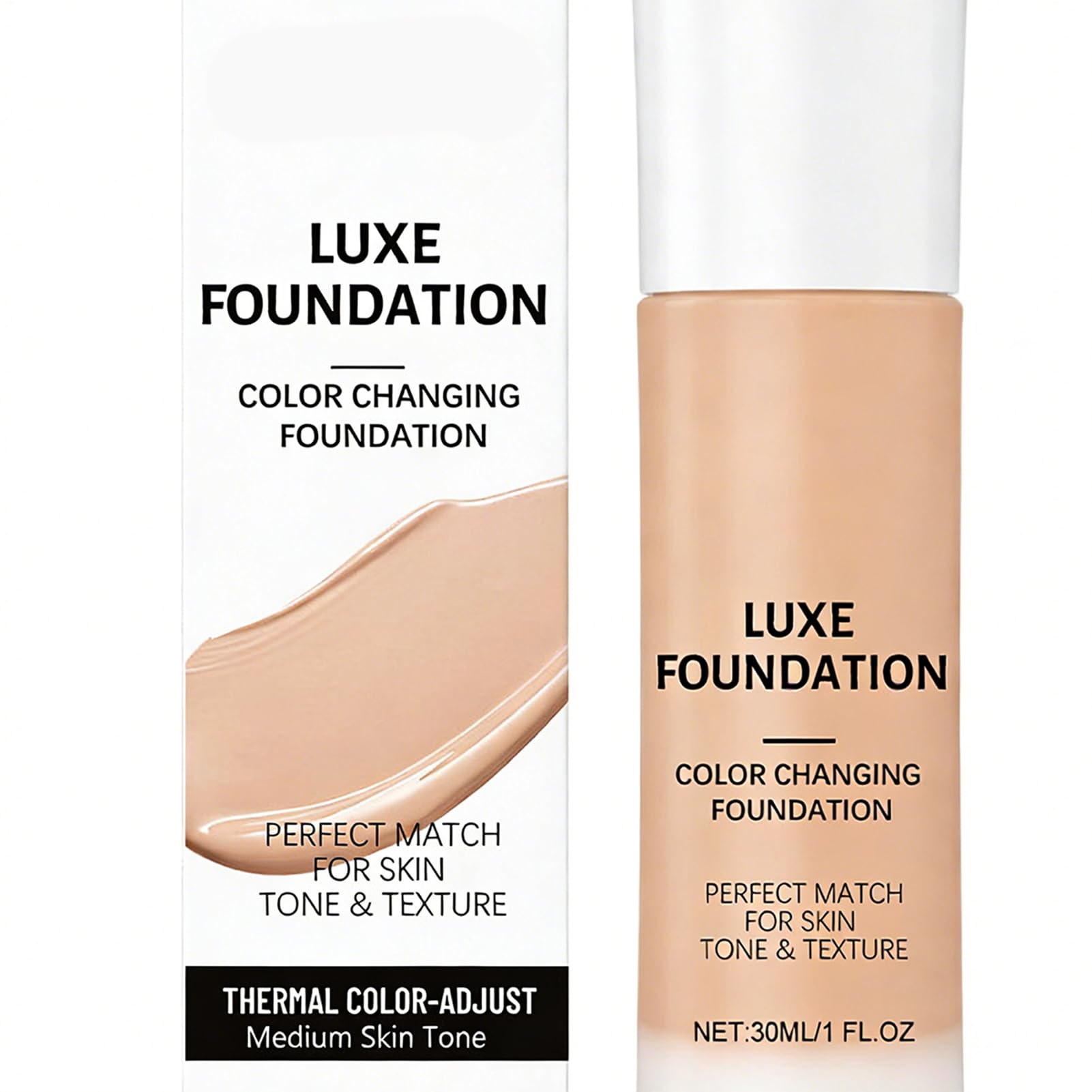 LUXE Base correctora de color inteligente, base que cambia de color, imprimadores faciales de 30 ml, para imperfecciones, belleza, espinillas de la piel, iluminador — view 7
